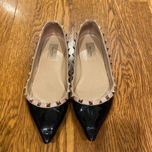 Valentino Rock Stud Flats | Size 38